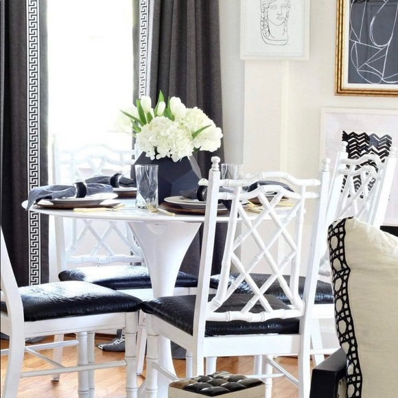 Global Views Dwell Studio faceted matte black vase - Picture 10 of 13